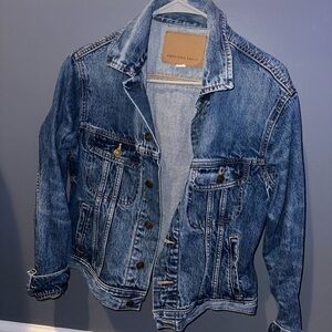 American Eagle Outfitters Men's Blue Denim Jacket